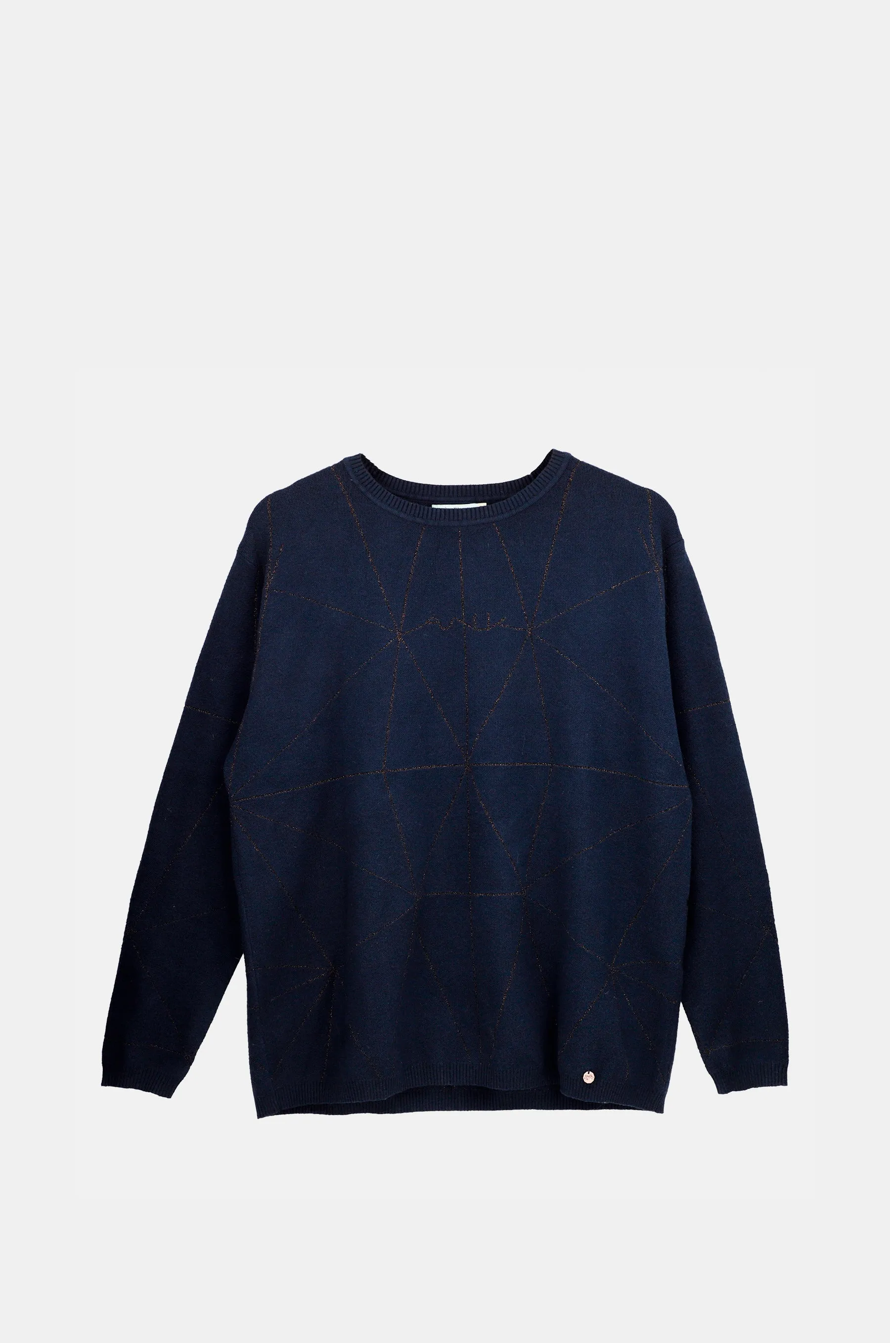 Ready Style Navy Blue Sh??en Sweater