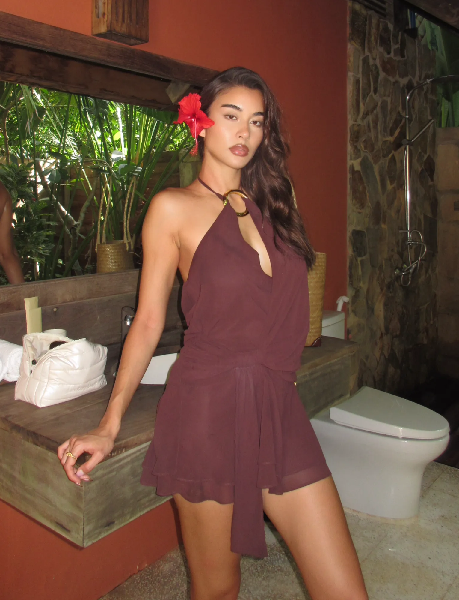 INDIGO MINI DRESS 2.0 - CHOCOLATE Stay Cool
