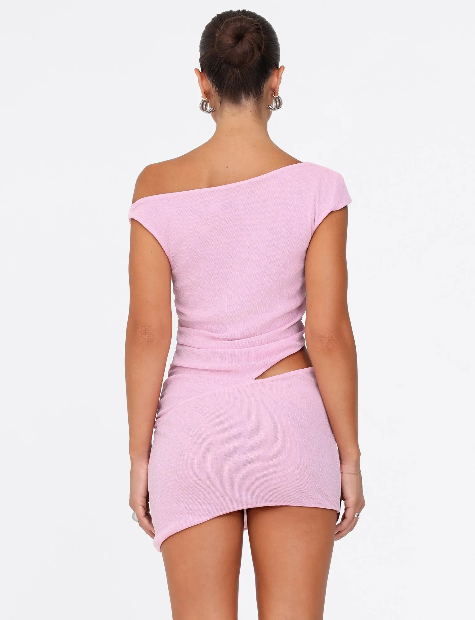 Relaxed Look Smooth Layers COBI MINI DRESS 2.0 - PINK : BABY PINK