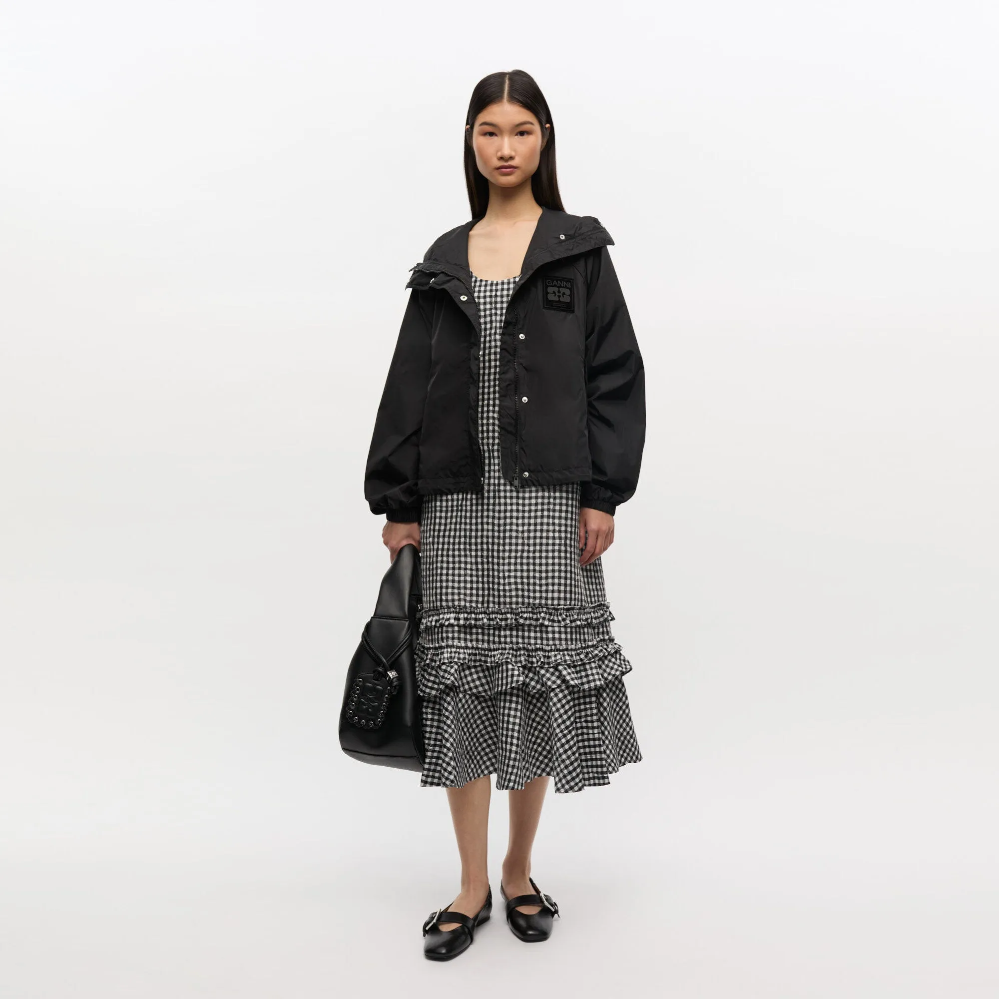 Flyweight Nylon Jacket (Black) hypoallergenic material Mesh Venting