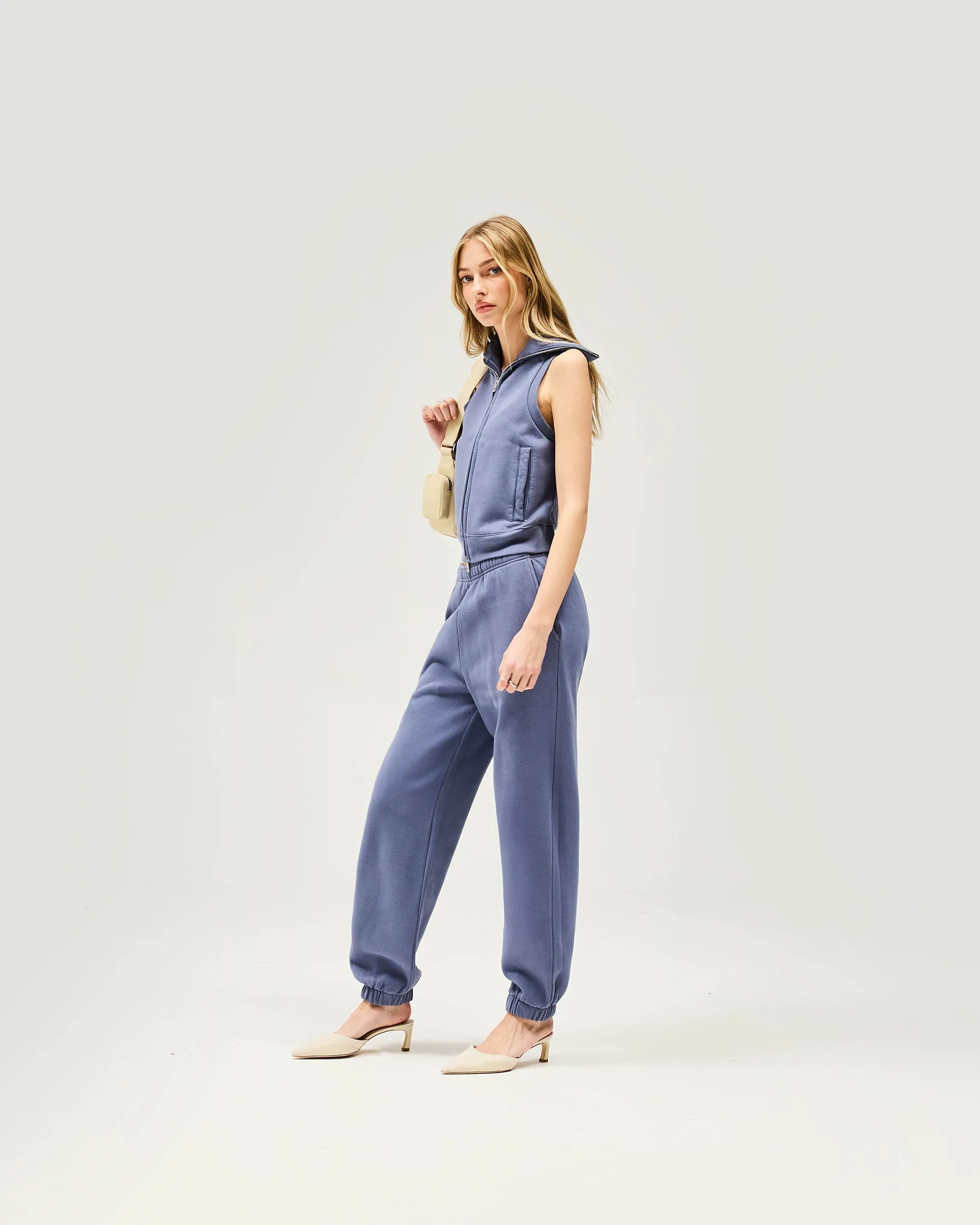 Owners Club Gilet - Steel Blue Stylish Basics