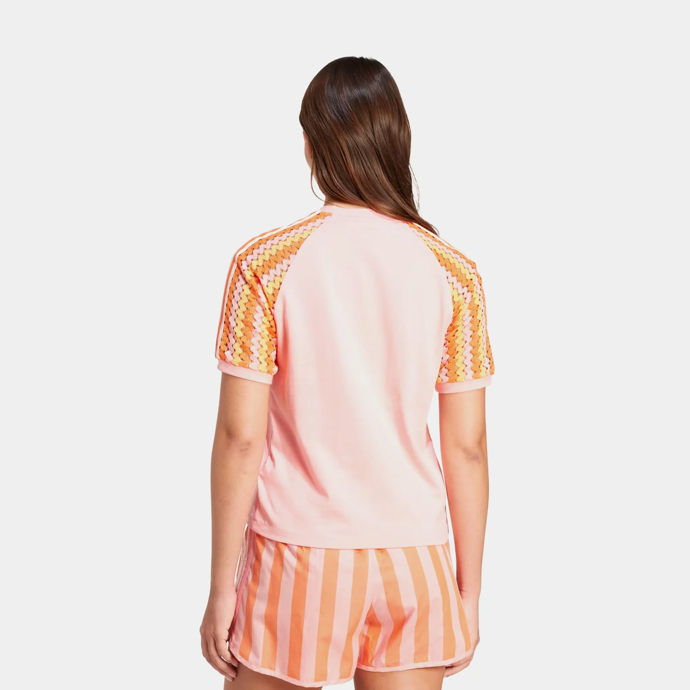 Summer Glow Cali Womens Short Sleeve Shirt (Semi Pink Spark) Winter Fashion