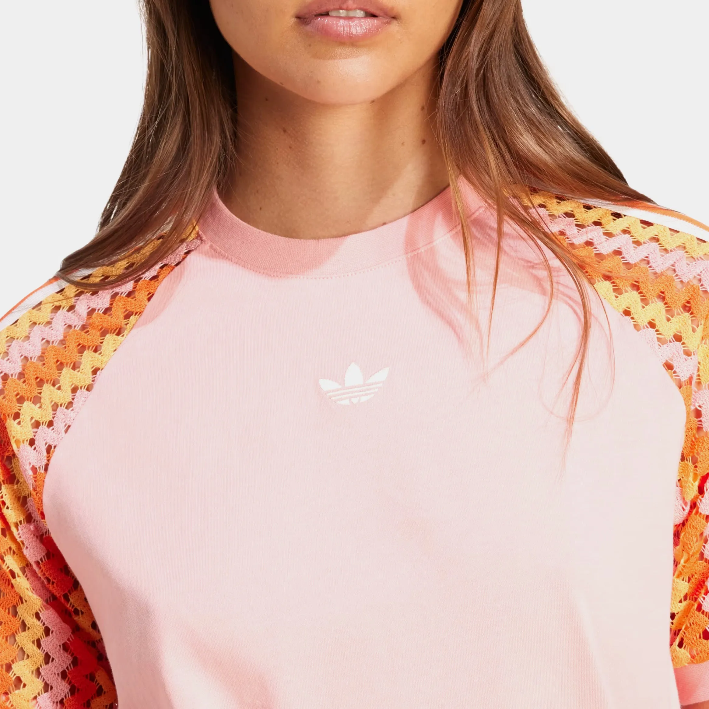 Gentle Breeze Antibacterial Treatment Summer Glow Cali Womens Short Sleeve Shirt (Semi Pink Spark)