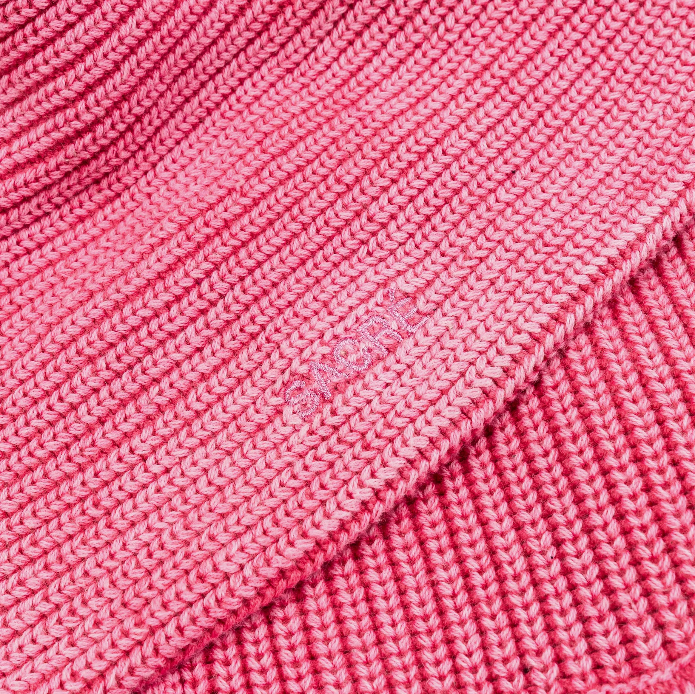 Washed Pink Knit Full Zip Womens Hoodie (Washed Pink) Snuggly Fit