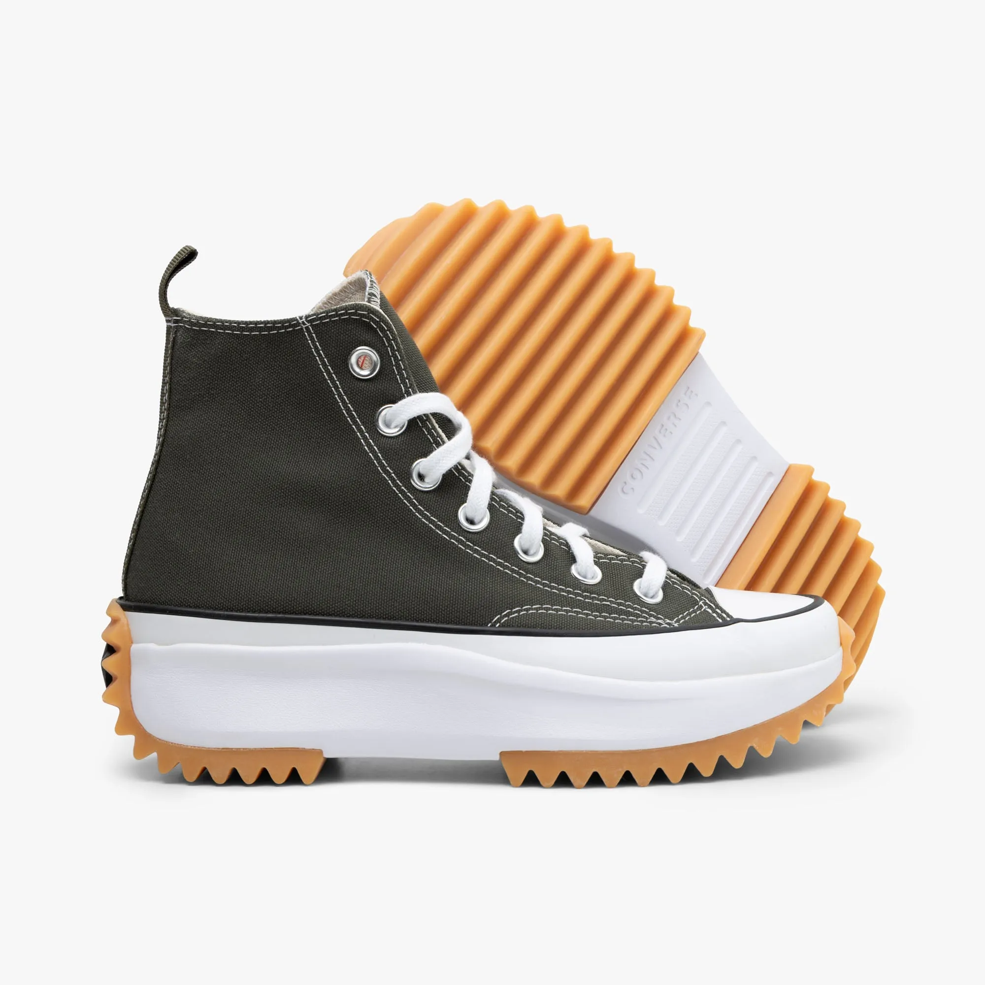 Converse Colour Run Star Hike Cargo Khaki / White - Black Wear Anytime