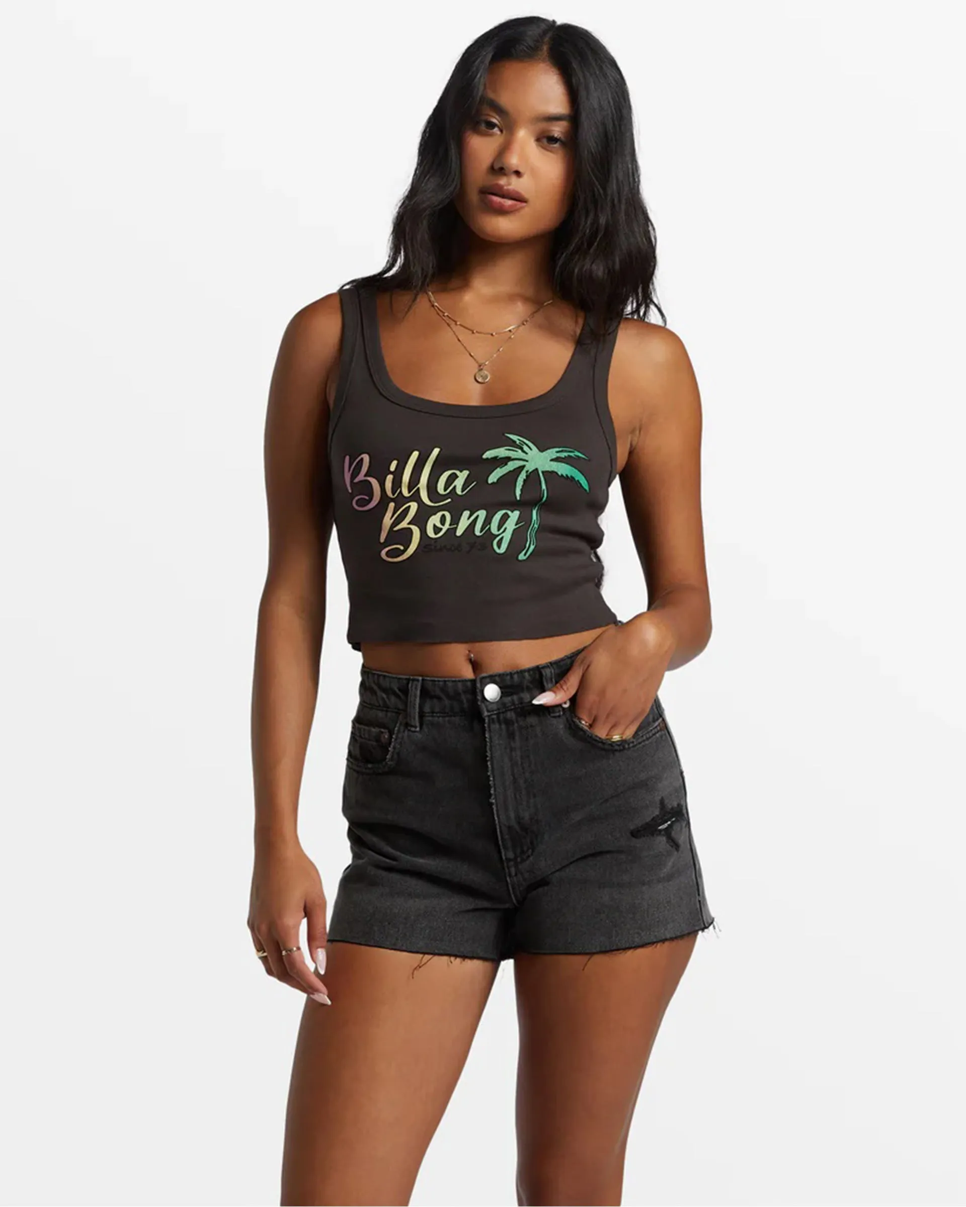 Fresh Squeezed Cropped Tank Top wear - resistance test passed High Collar