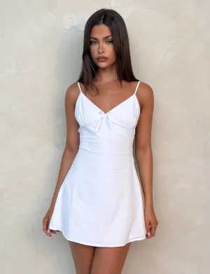 WINNIE MINI DRESS - WHITE Maximalist-Trend