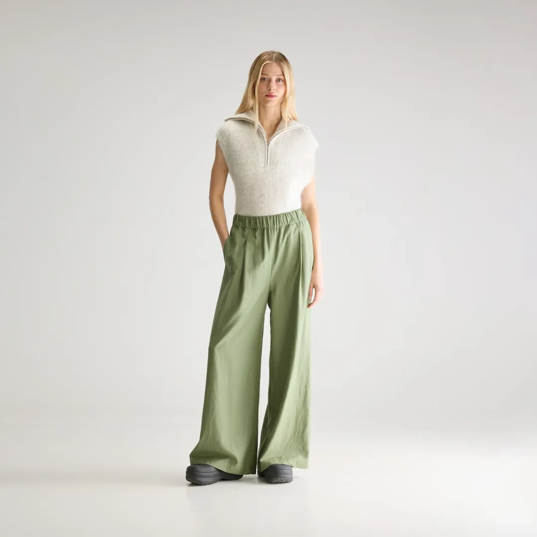 Vezza Wide Trousers (Jeep) All Occasion