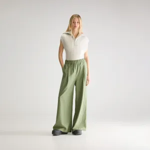 Vezza Wide Trousers (Jeep) All Occasion