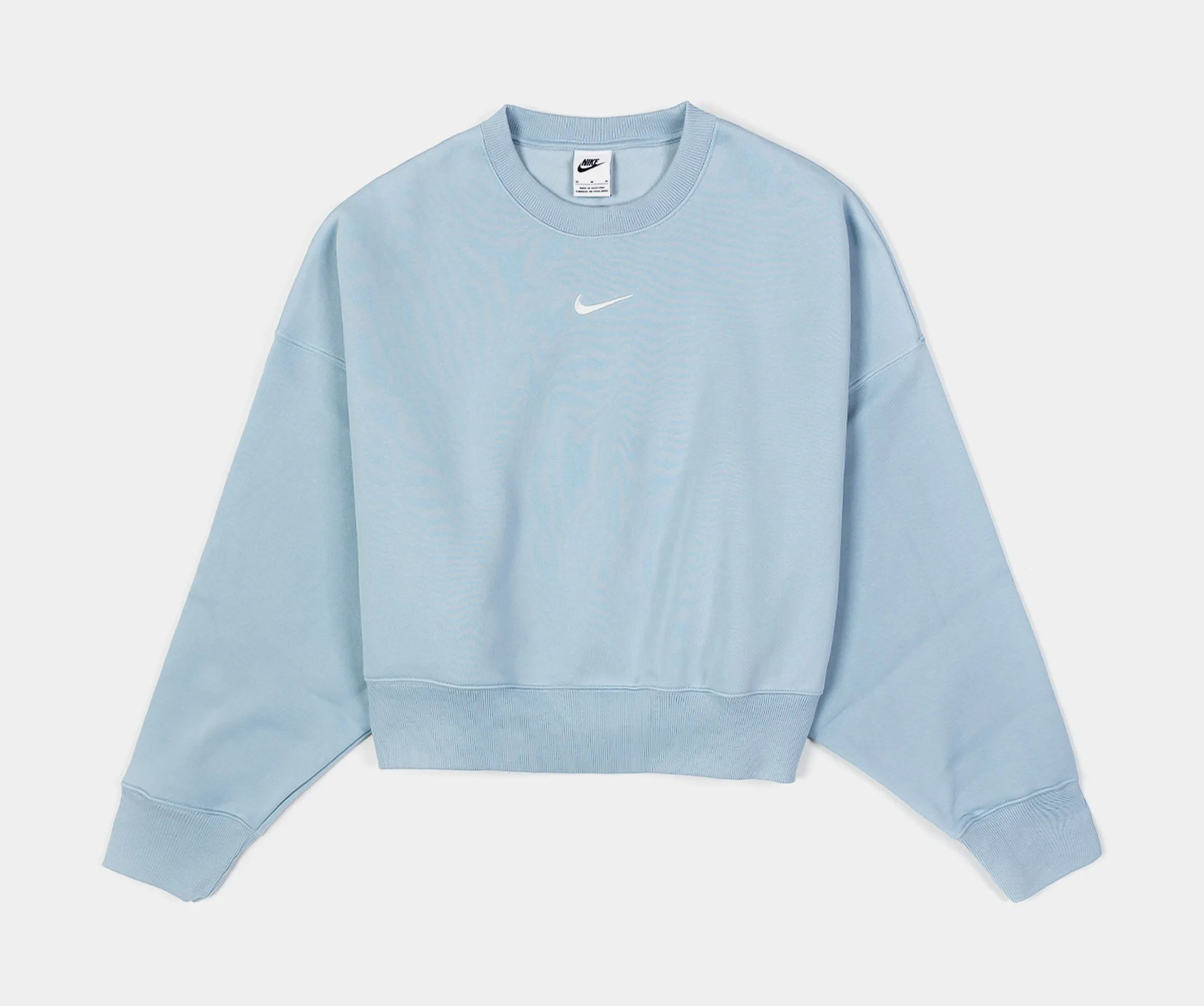 NSW Phoenix Fleece Oversized Womens Crewneck (Blue/White) Park Day Effortless Style