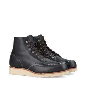 6-Inch Moc Toe Women's Boots 3373 - Black Boundary Non-Slip Sole