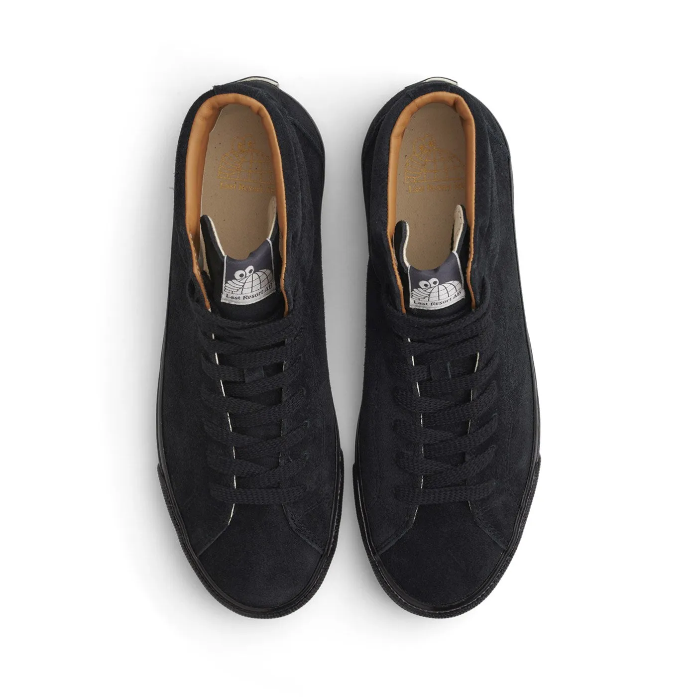 Last Resort AB VM003 Suede Hi Black/Black/Black Advanced Lacing