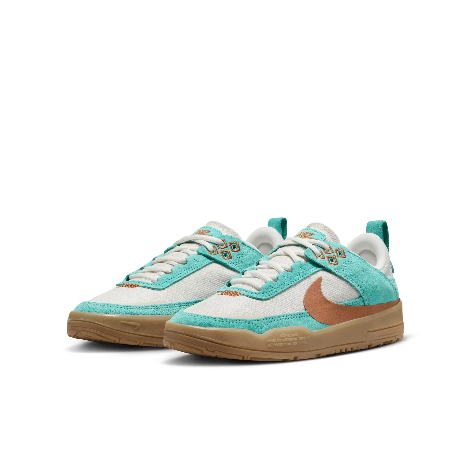 Jump Assist Nike SB Day One (GS) Kids Frost Green/Dark Russet