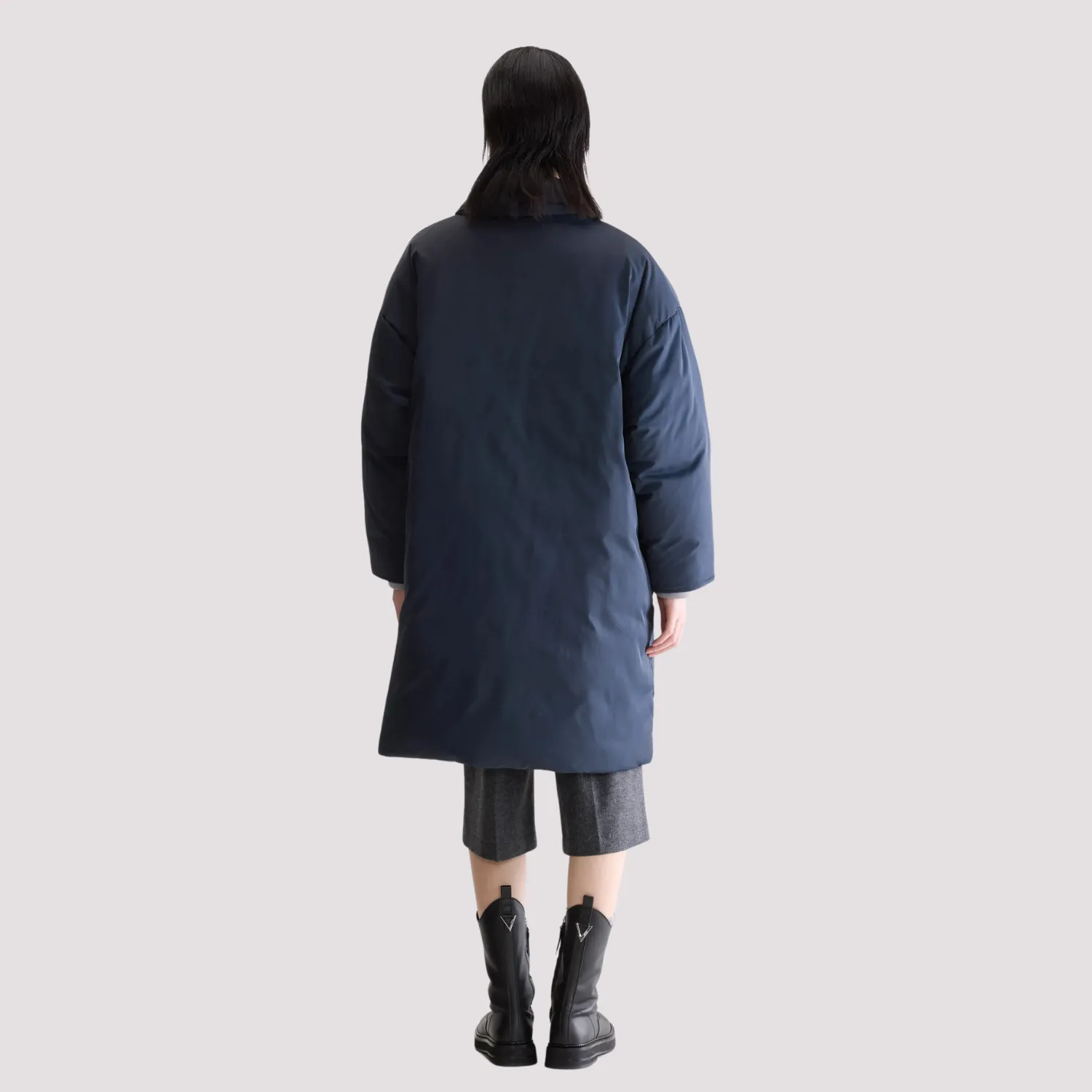 Hatha Padded Coat (Parker) Convertible Style