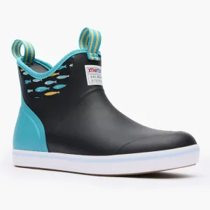 Women's Salmon Sisters 6 in Ankle Deck Boot Insulated Rural Traveler Stable base