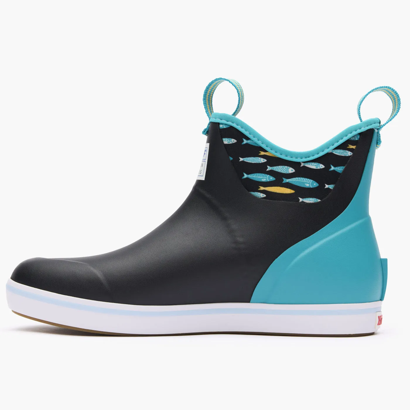 Women's Salmon Sisters 6 in Ankle Deck Boot Rough Path Firm Hold