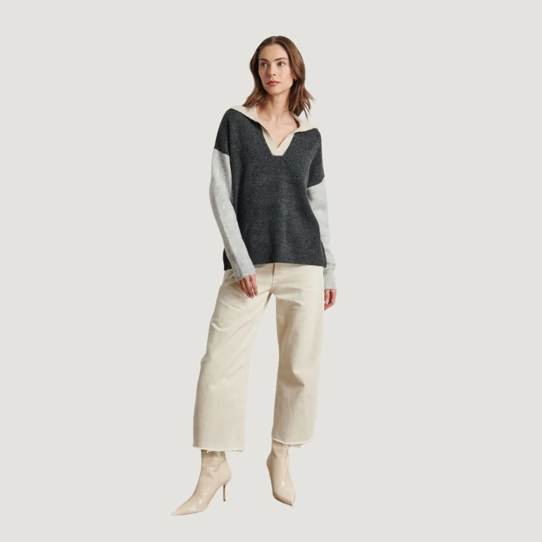 Raelyn Sweater (Looming Frost) Machine Washable Design