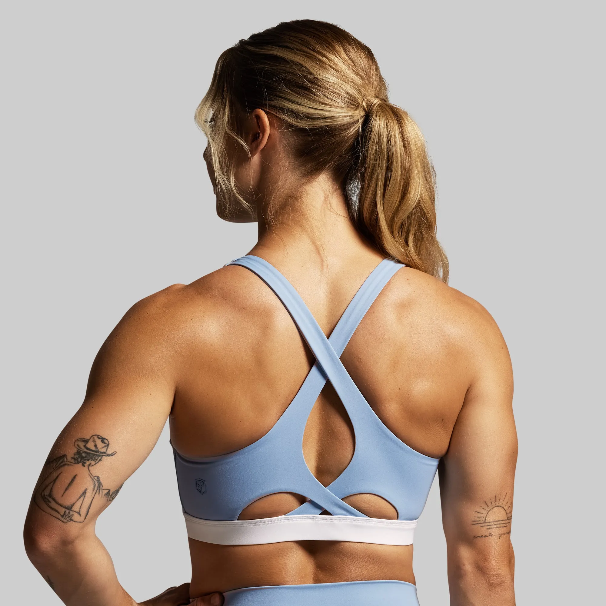 Flexible Wire-Free Helix Sports Bra (Citadel)