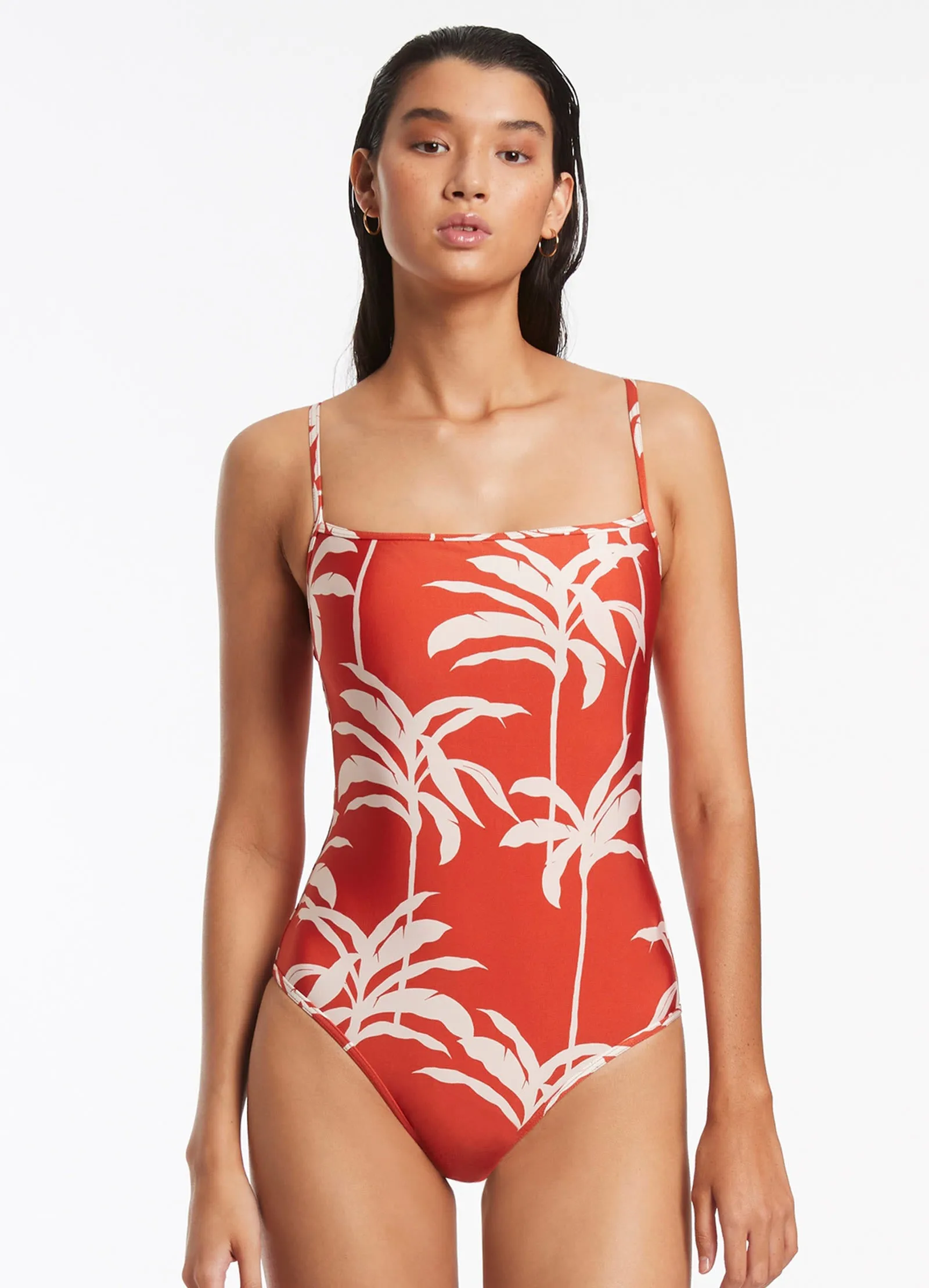 Palme Minimal Tank One Piece - Cherry Adventure Ready