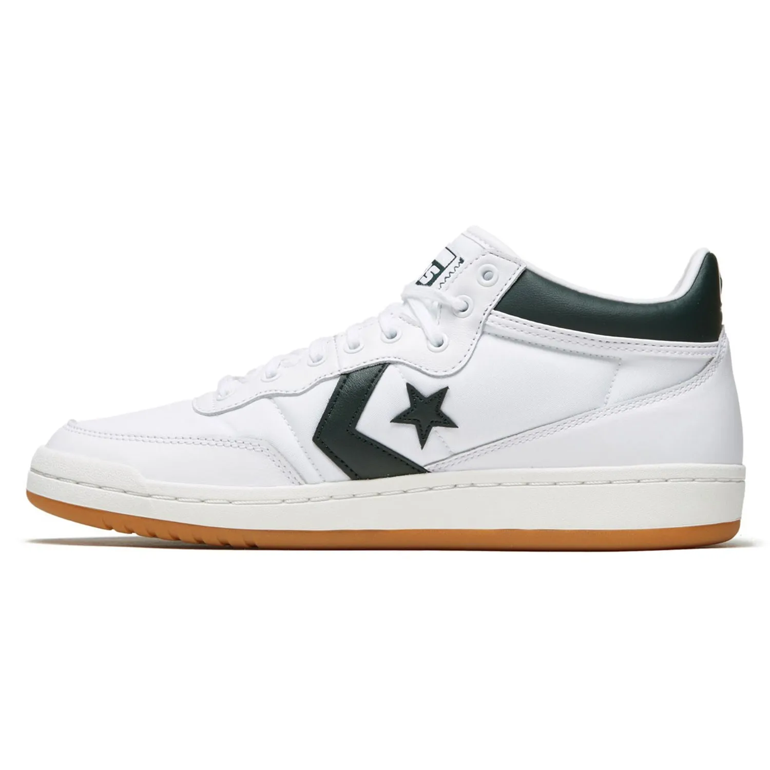 Low Cushion Converse CONS Fastbreak Pro Mid White/Deep Emerald