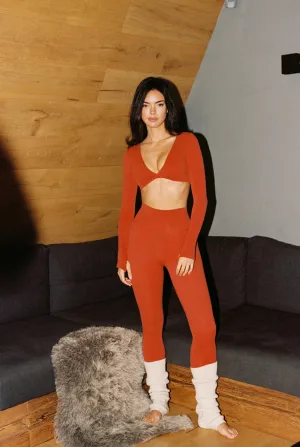 High-Waist Scrunch Legging Body-Hugging Wear Low Maintenance