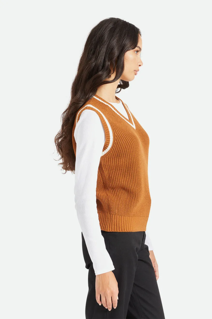 Trans Glow Melody Sweater Vest - Glazed Ginger