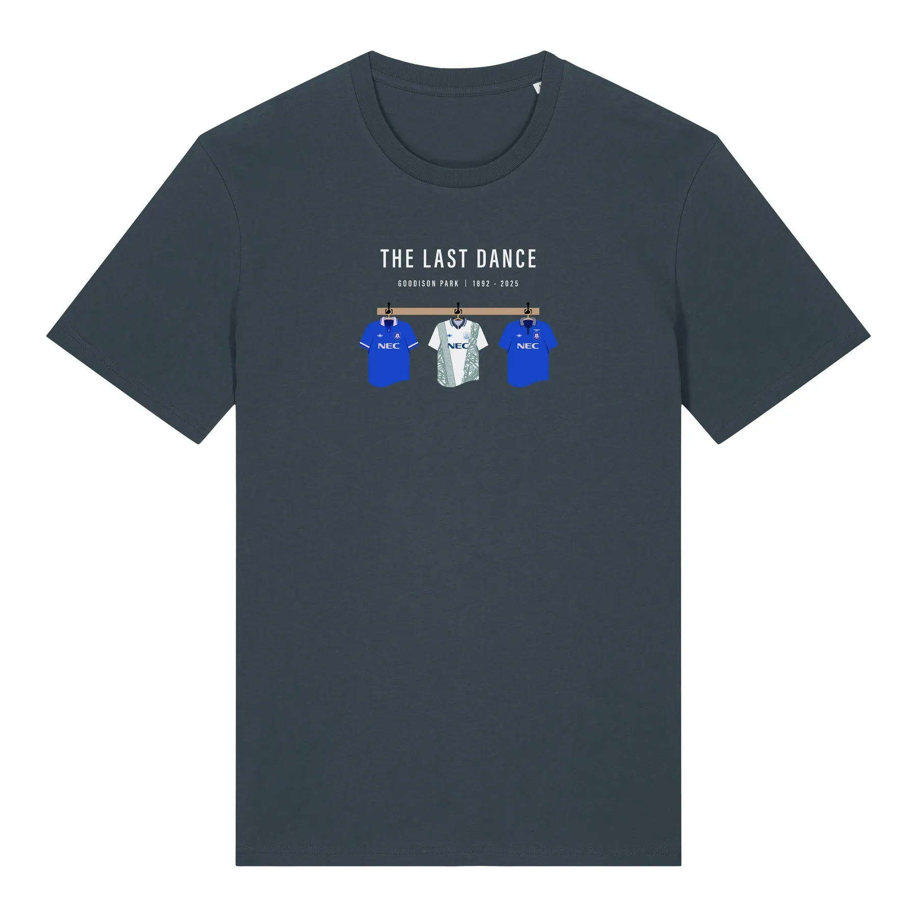 Flexible Ribbed Cuffs Goodison 1995 Kits Tee