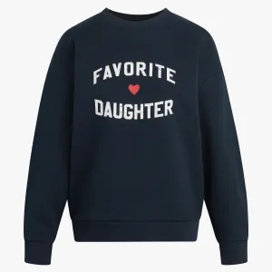 good for holidays Favorite Daughter Heart Logo Sweatshirt