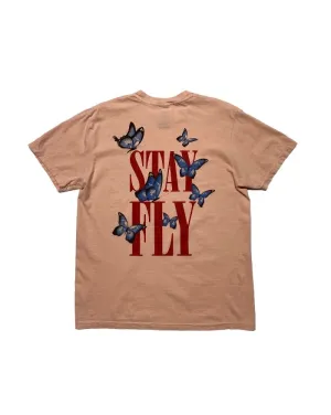 sports activity Fresh Trend INK - STAY FLY - T-Shirt - PEACHY