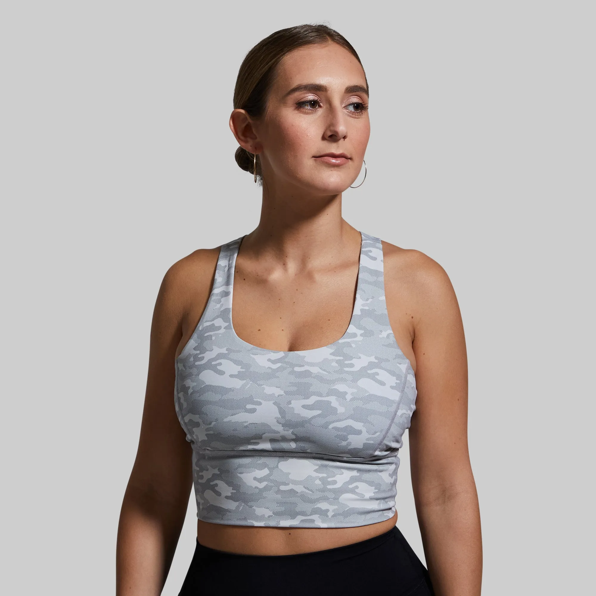Lightweight Performance Material Intensity Sports Bra (Avalanche)
