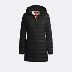 Fleece Inside OdorControl Treatment Irene Hooded Down Jacket (Black)