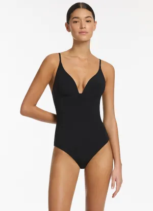 UV-protection Jetset Clean Moulded One Piece - Black