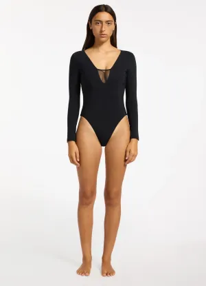 Swim Ready Jetset Lure Long Sleeve One Piece