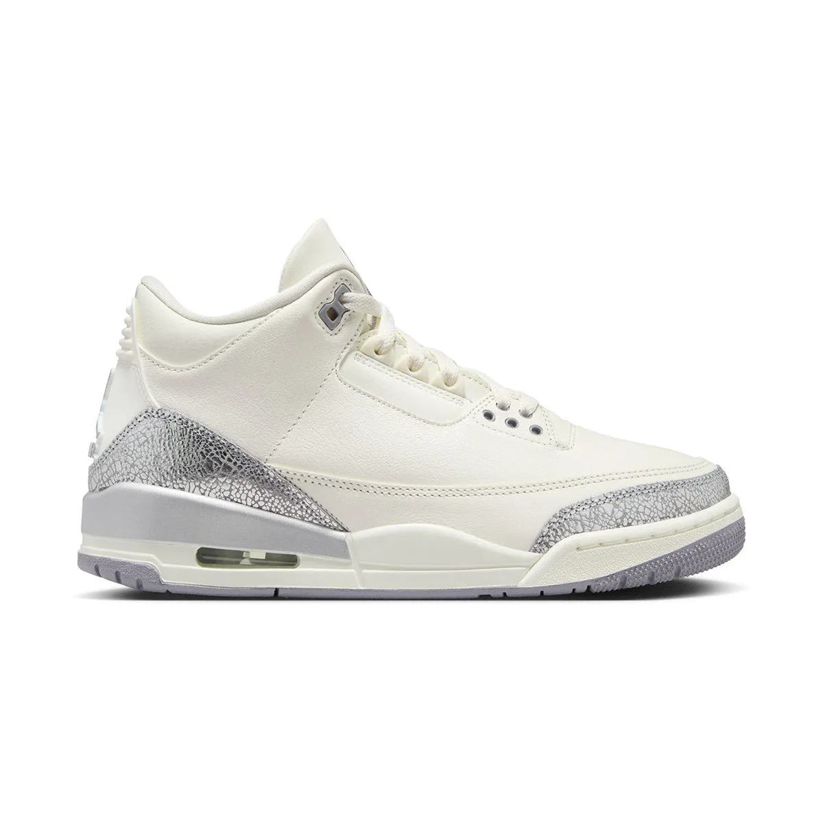 Free Pace Cushioned Jordan 3 Retro 'Sail Cement Grey' Women's Shoes