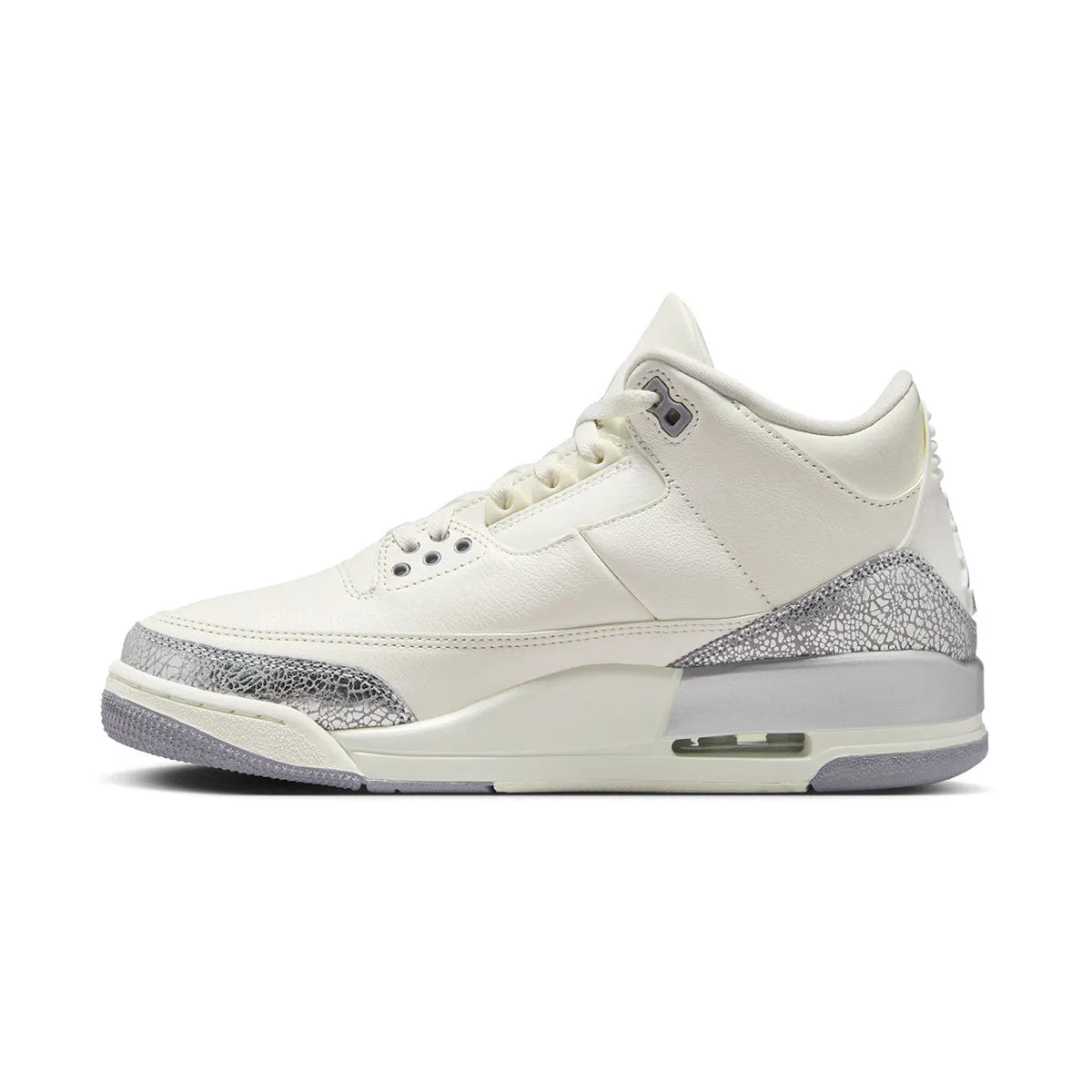 Happy Move Jordan 3 Retro 'Sail Cement Grey' Women's Shoes