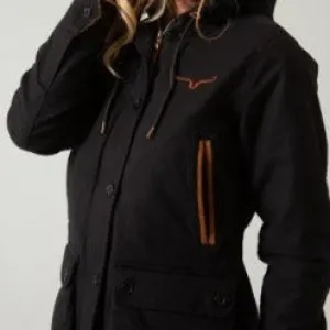 Kimes Ranch Women's AWA Jacket in Black Minimalist Aesthetic