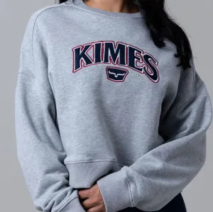 Kimes Ranch Women's Colfax Crew Sweatshirt in Grey Heather Cozy Style