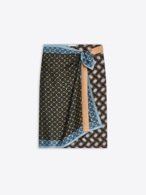 Wrap scarf-skirt Heat Dissipating Fabric Anti Pilling Treatment