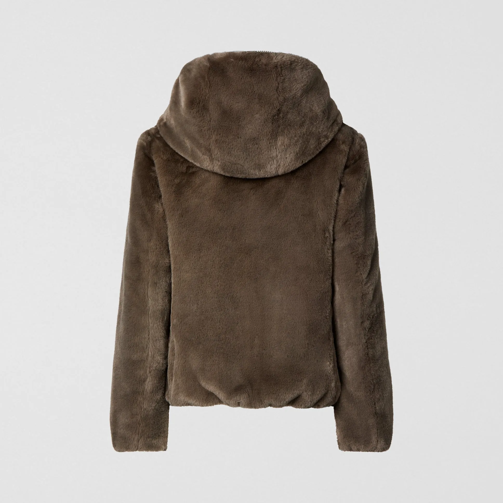 Laila Reversible Jacket (Mud Grey) Quick Access Pockets Clean Fit Design