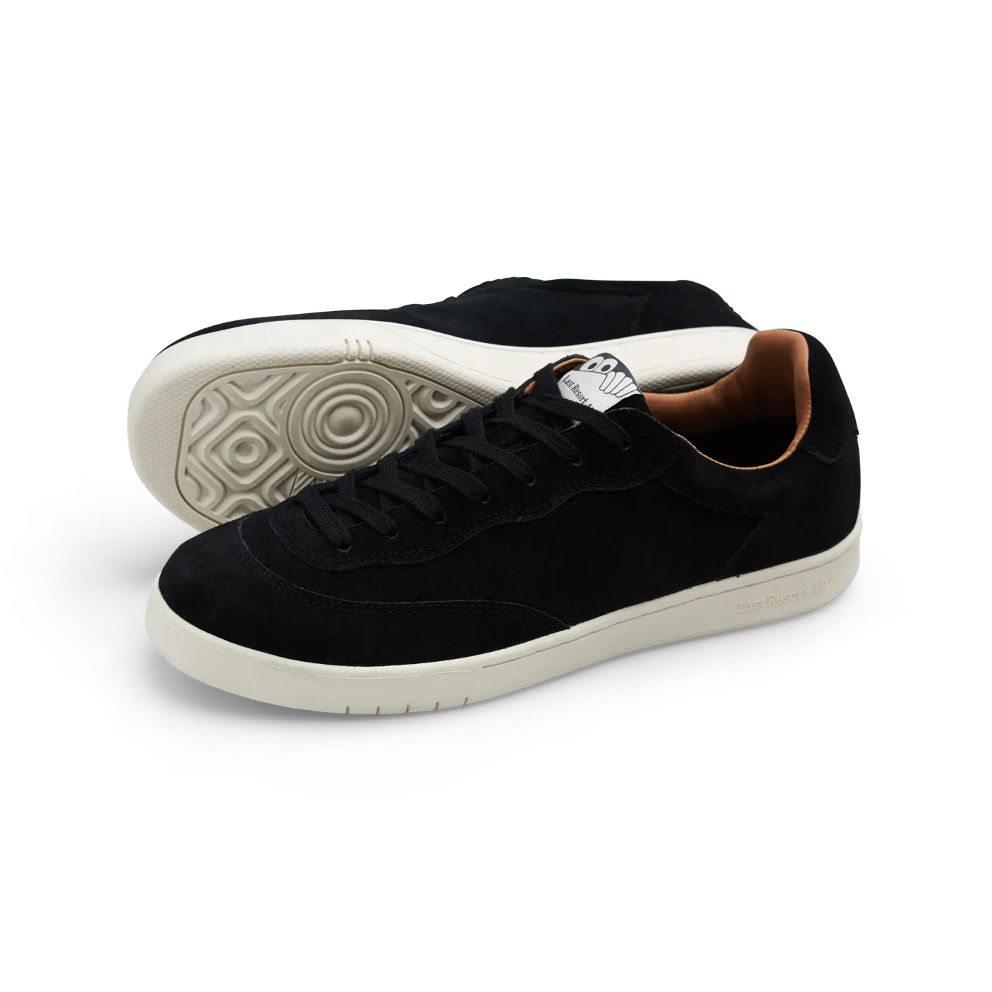 Durable Mesh Impact Resistance Last Resort AB CM001 Low Suede Black/White