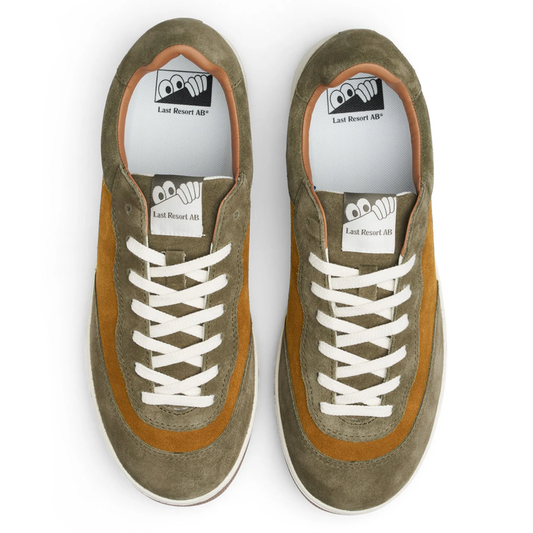 Last Resort AB CM001 New Olive/Golden Brown/White/Gum Minimalist Design Sport Inspired
