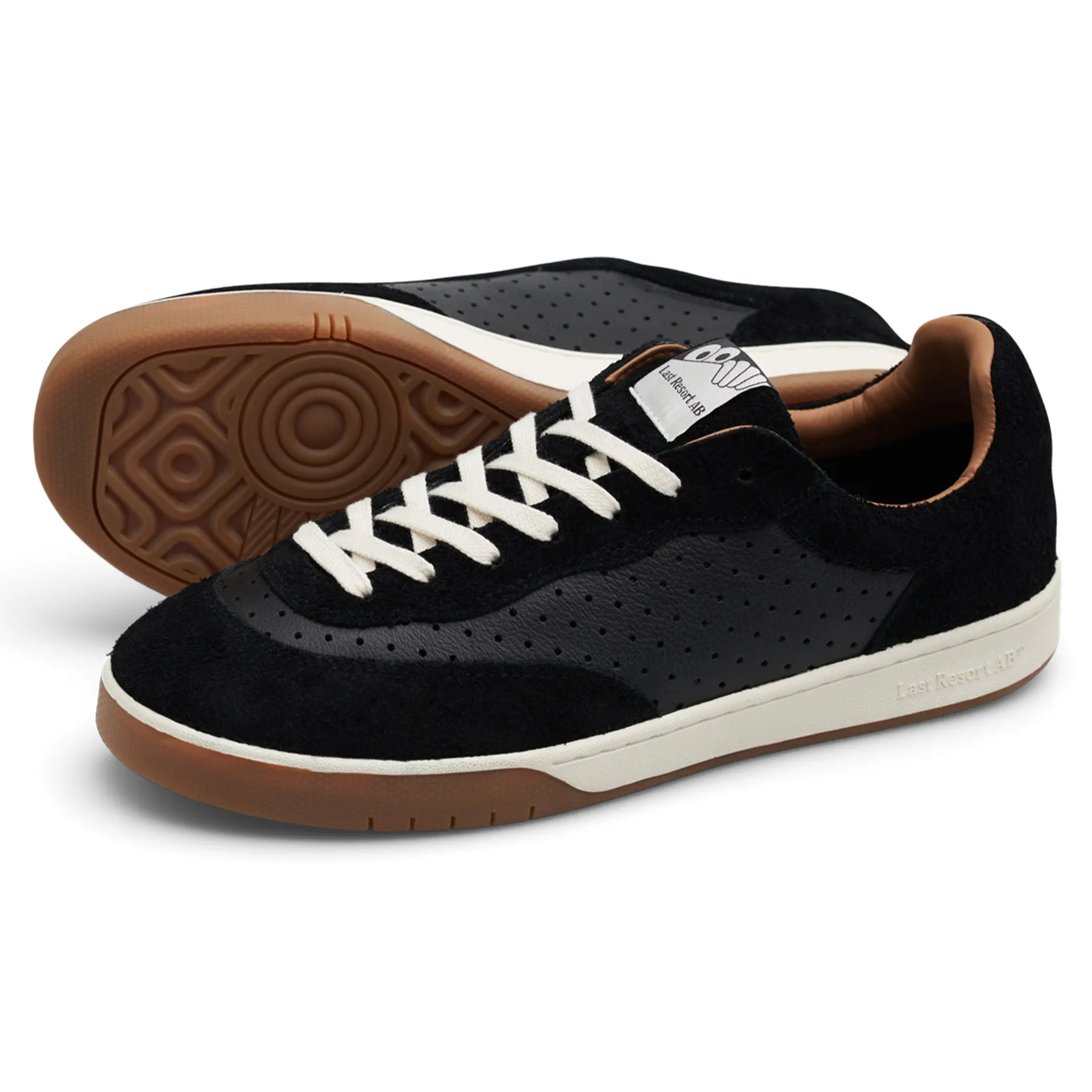 Last Resort AB CM001 Perf Black/White Comfortable ankle Extended Ride