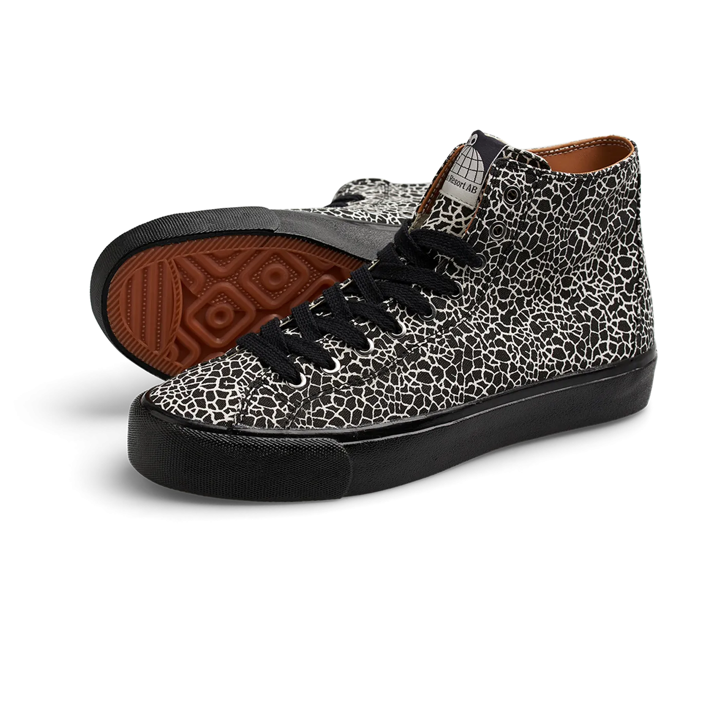 All Day Last Resort AB VM003 Canvas Hi (Cracked Black White)