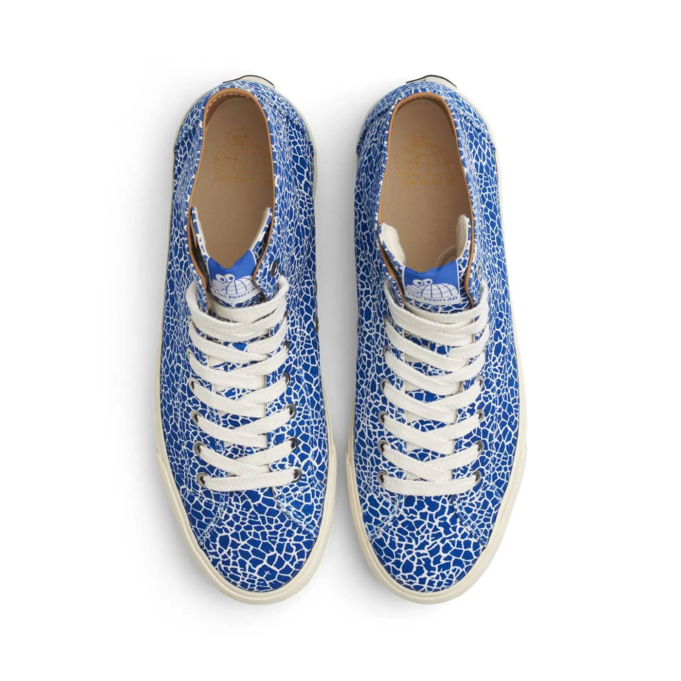 Last Resort AB VM003 Canvas Hi Cracked Blue-Whi/White Skate Ready Style