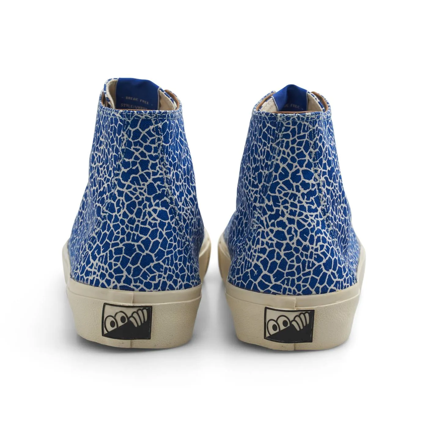 Last Resort AB VM003 Canvas Hi Cracked Blue-Whi/White Easy Movement Sleek Ride