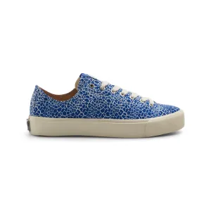 Last Resort AB VM003 Canvas Lo Cracked Blue-Whi/White Comfortable Low Top