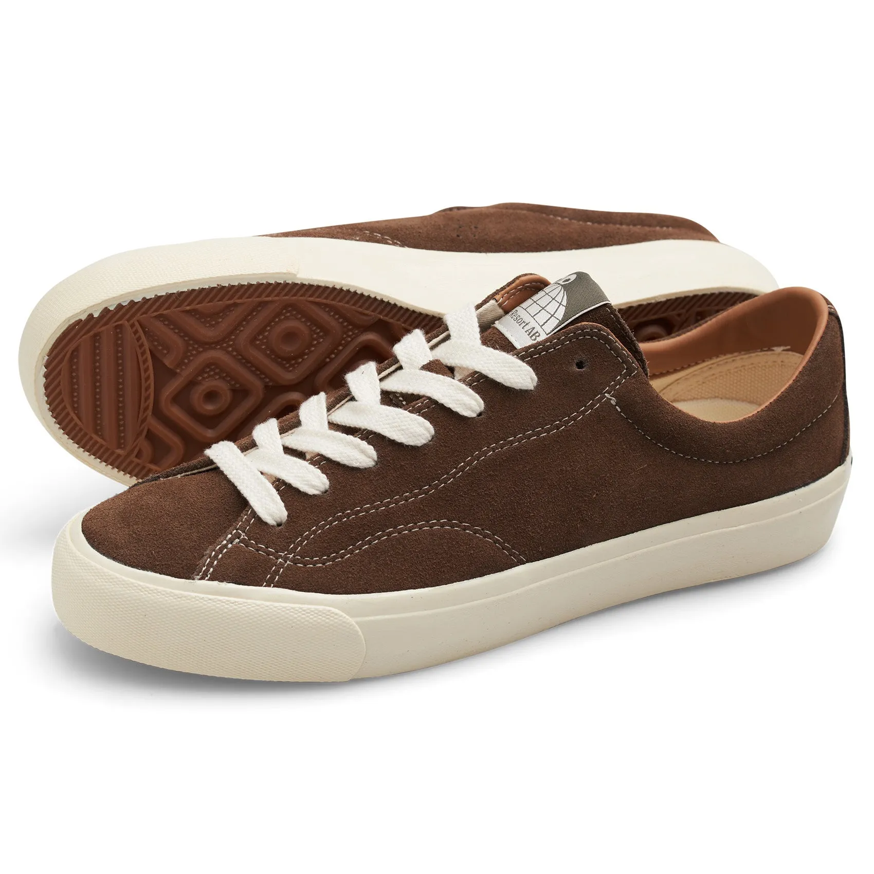 Last Resort AB VM003 Low Suede Bison Brown/White removable insoles