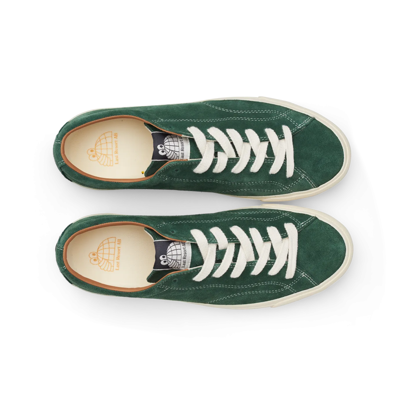 Last Resort AB VM003 Low Suede Elm Green/White Molded Insole Hard landing