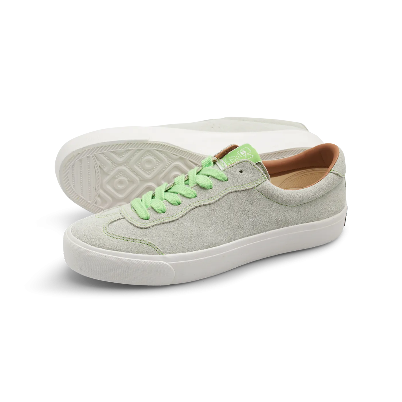 Trendy Skate Gear Ride Last Resort AB VM004 Milic Suede Green Tint/White