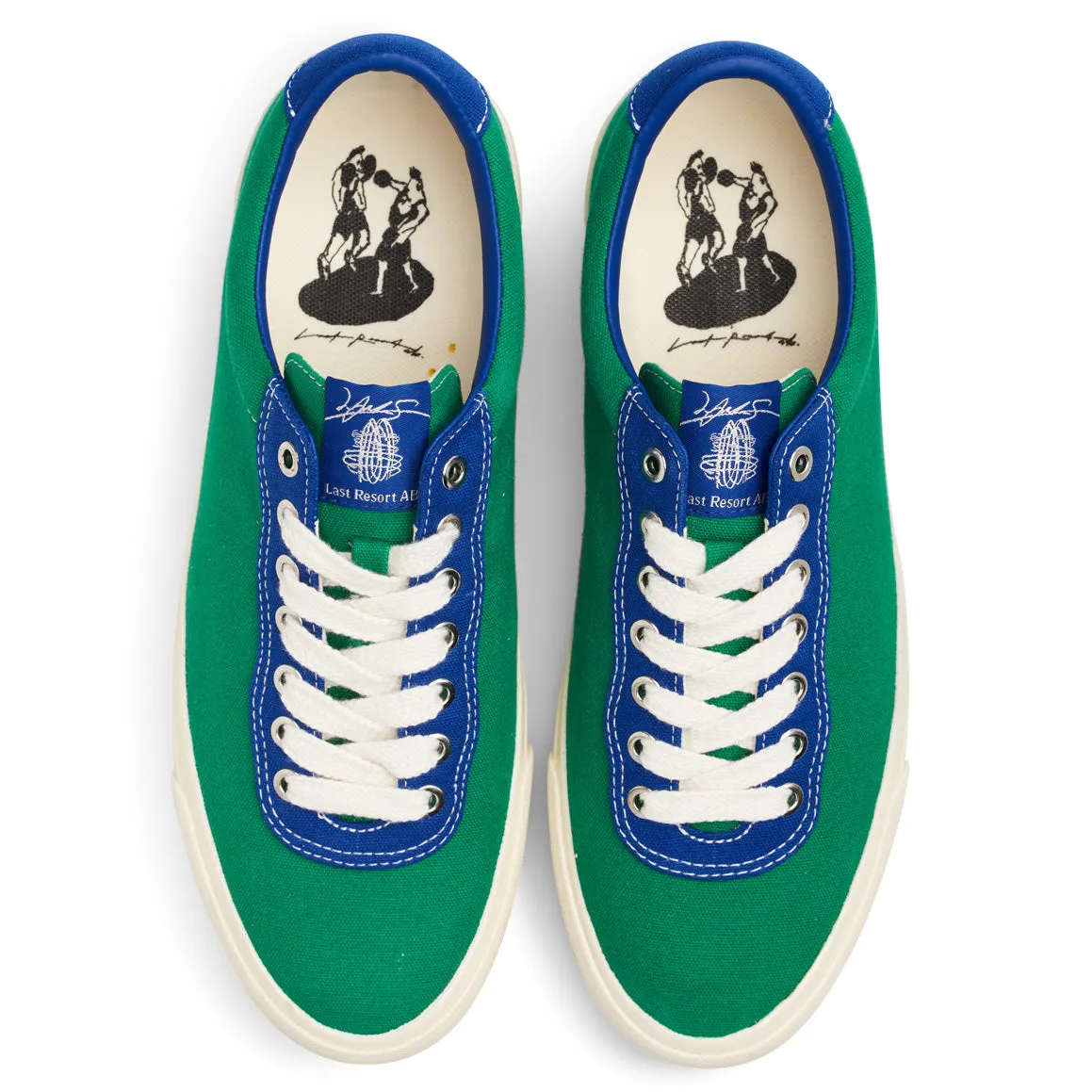Easy Walk Stylish Upper Last Resort AB x Julian Smith VM001 Canvas Lo Kelly Green/Klein Blue